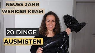 20 DINGE, DIE DU 2024 AUSMISTEN SOLLTEST - Minimalistisch ins Neue Jahr