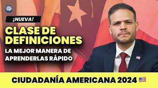 Clase de definiciones - Ciudadanía americana