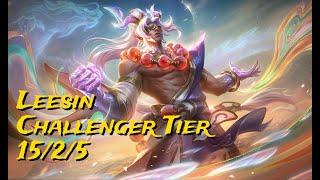 League of Legends: Challenger Leesin Jungle  15/2/5 | Pro Gameplay 