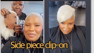 Must watch, side piece clip-on pixie hair detailed tutorials.