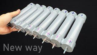 Say Goodbye To Factories, They Didn't Think I Could Make A 12V Battery This New Way