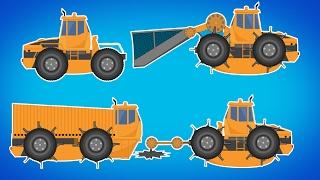 Transformer | Mesh Truck | Cutter Truck | Garbage Disposer Vehicle For Kids | Cartoons Videos