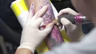 Dmitriy Samohin - Kwadron Tattoo Academy Tattoo time lapse