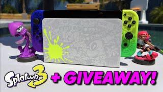 Splatoon 3 OLED Switch Unboxing Review and GIVEAWAY!