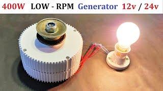 Woohoo !!! 400 Watt Low RPM Wind Turbine Generator for Charging 12v UPS Battery