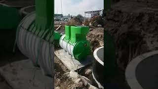 Правильный монтаж станции биологической очистки стоков (ЛОС, септика, биосептика)