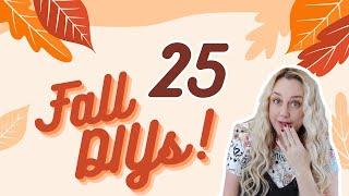 25 Fall DIYs to TRY now! | Home Decor on a Budget