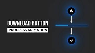 Download Button with Progress Animation