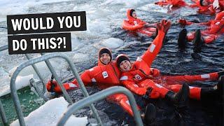 We floated on the FROZEN SEA in Lapland! (Polar Explorer Icebreaker Cruise)