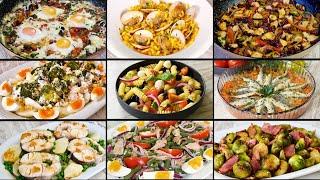 DON'T COOK THE SAME THING! 11 MEDITERRANEAN DIET RECIPES to eat well every day. Episode 1
