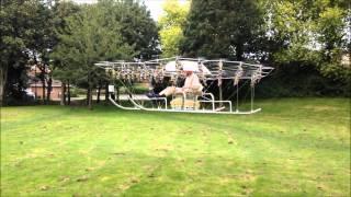 The Swarm Manned Aerial Vehicle Multirotor Super Drone Flying