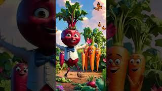 The Joyful Dance of Fruits and Veggies! #FoodFun #HealthyChoices #AnimationMagic