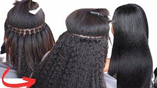 Can't Braid ?Try Braidless Sew In  Hairstyle !! Best For Beginners / Braidless sewin Ft Curlsqueen