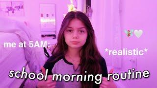 my REAL *in person* school morning routine 2022