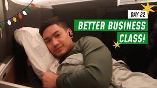 TRYING BRITISH AIRWAY'S BETTER BUSINESS CLASS (Going Home to Seattle) - #vlogmas2024 Day 22