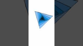 3d optical illusion triangle #shortvideo