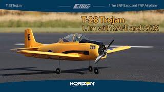 E-flite® T-28 Trojan 1.1m BNF® Basic / PNP Airplane