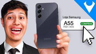 O CELULAR DO ANO! Galaxy A55