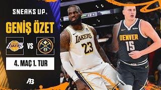 LAKERS vs NUGGETS 4. Maç Geniş Özet | 2024 NBA PLAYOFFS