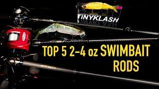 Best Swimbait rods to handle Tiny Klash to Klash 9 sized glides.