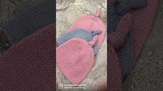 Merino wool baby hats | Merino vilnos kepurytės kūdikiams #shorts