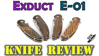  Review of the $15(USD)  Exduct E01 liner lock knife.