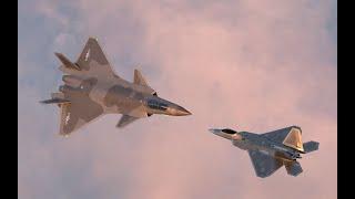 J-20 VS F-22 （Just for fun！）