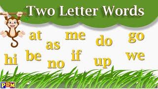 Two Letter Words | Phonics | 2 Letter Words | Learn English| two letter words phonics,