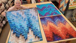 Donna's EASY "Bargello Wall Hanging" Full Tutorial!!! ********FREE PATTERN********