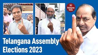 CM KCR Votes In Telangana Assembly Elections | #TelanganaNews