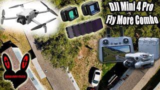 DJI Mini 4 Pro Fly More Combo 1st looks, Test on Windy Day, Filters, Night Mode with Rain 