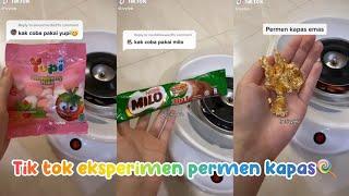 TIK TOK EKSPERIMEN PERMEN KAPAS | cr : ivyfeb