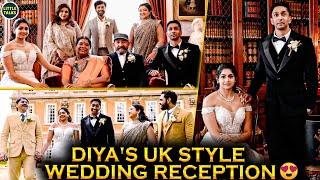 UK-வில் நடந்த Vijayakumar பேத்தி Diya's Wedding Reception ️-Two Families&Two Cultures Join Together