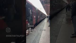 Journey Begins️ #vandebharatexpress#travelvlog#journeytoindia#trainjourney#lovetotravel#officialjob