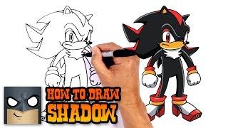 How to Draw Shadow | Sonic the Hedgehog