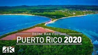 【4K】 Drone RAW Footage  This is PUERTO RICO 2020  Vieques  Fajardo  UltraHD Stock Video