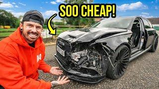 I BOUGHT A WRECKED AUDI RS6 THEN REBUILT IT IN 24 HOURS