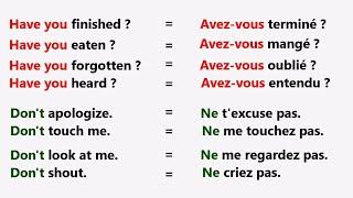 Phrases simples pour apprendre l'anglais facilement |easy sentences to learn french 