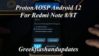 ProtonAOSP Android 12 For Redmi Note 8/8T