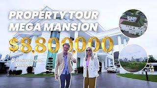 Property Tour in a Mega Mansion in Kuala Lumpur | $8,8 Million | Homes In Asia