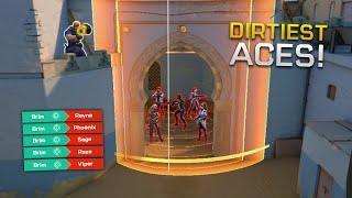 DIRTIEST ACES IN VALORANT EVER RECORDED! (VALORANT ACE)