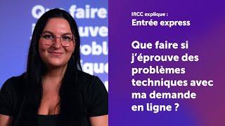 IRCC explique : Que faire si j'éprouve des problèmes techniques avec ma demande en linge ?