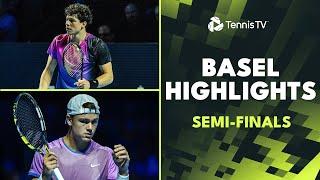 Shelton Takes On Fils; Rune Plays Mpetshi Perricard | Basel 2024 Semi-Finals Highlights