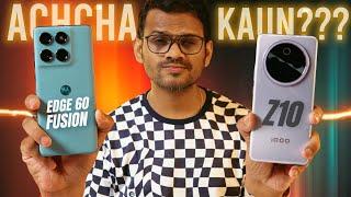 iQOO Z10 vs Moto Edge 60 Fusion Comparison - Best Phone under 20000?