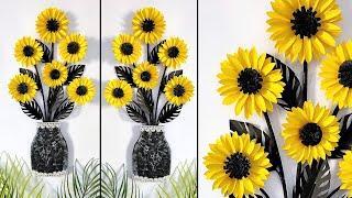 Best paper craft for home decor | Paper flower wall decor | Diy paper wall hanging craft