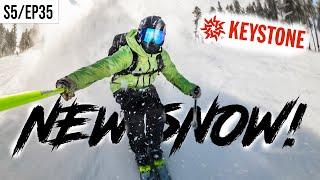 SIX INCHES of NEW SNOW at KEYSTONE!