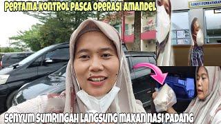 Setelah kontrol  dinyatakan bebas makan apa saja ‼️ langsung makan nasi Padang ⁉️