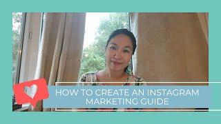 How to Create an Instagram Marketing Guide - Become an Instagram Marketing Consultant 2020