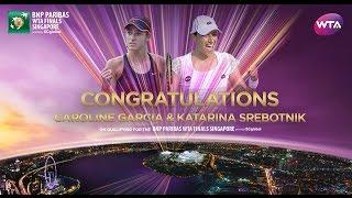 Caroline Garcia & Katarina Srebotnik Qualify For 2015 WTA Finals