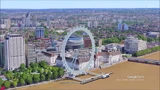 The London Eye or the Millennium Wheel in London